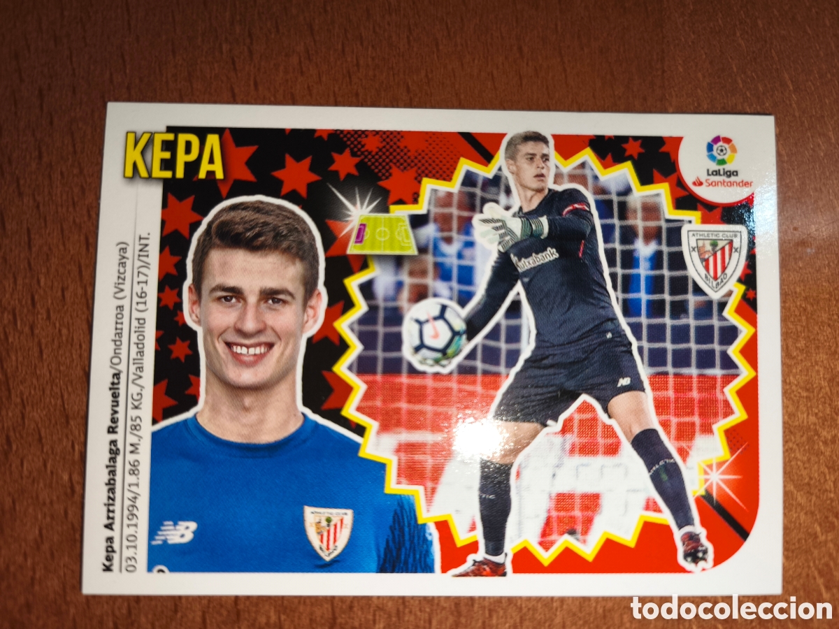 Cromos de Futebol: Kepa n&deg;1 liga este 18/19 Athletic Club