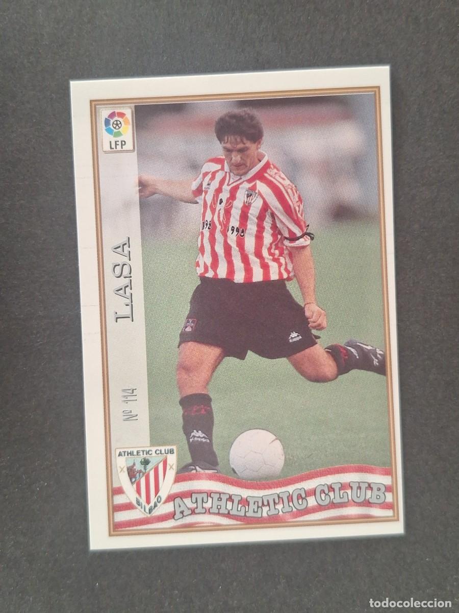 Cromos de f&uacute;tbol: L1 LASA ATHLETIC DE BILBAO 114 MUNDICROMO LAS FICHAS DE LA LIGA 1997/1998 97 98