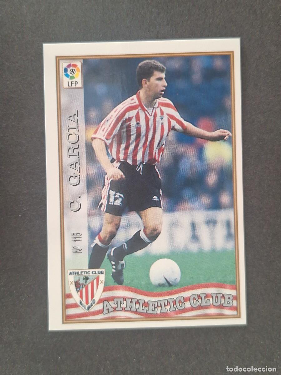 Cromos de f&uacute;tbol: L1 CARLOS GARCIA ATHLETIC DE BILBAO 115 MUNDICROMO LAS FICHAS DE LA LIGA 1997/1998 97 98