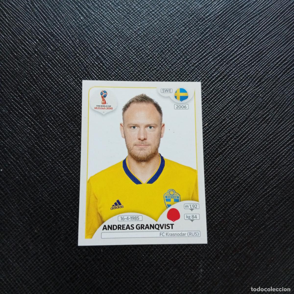 Fu&szlig;ball-Sticker: 477 GRANQVIST SUECIA PANINI MUNDIAL RUSIA 2018 CROMO FUTBOL 18 - SIN PEGAR - CJ2