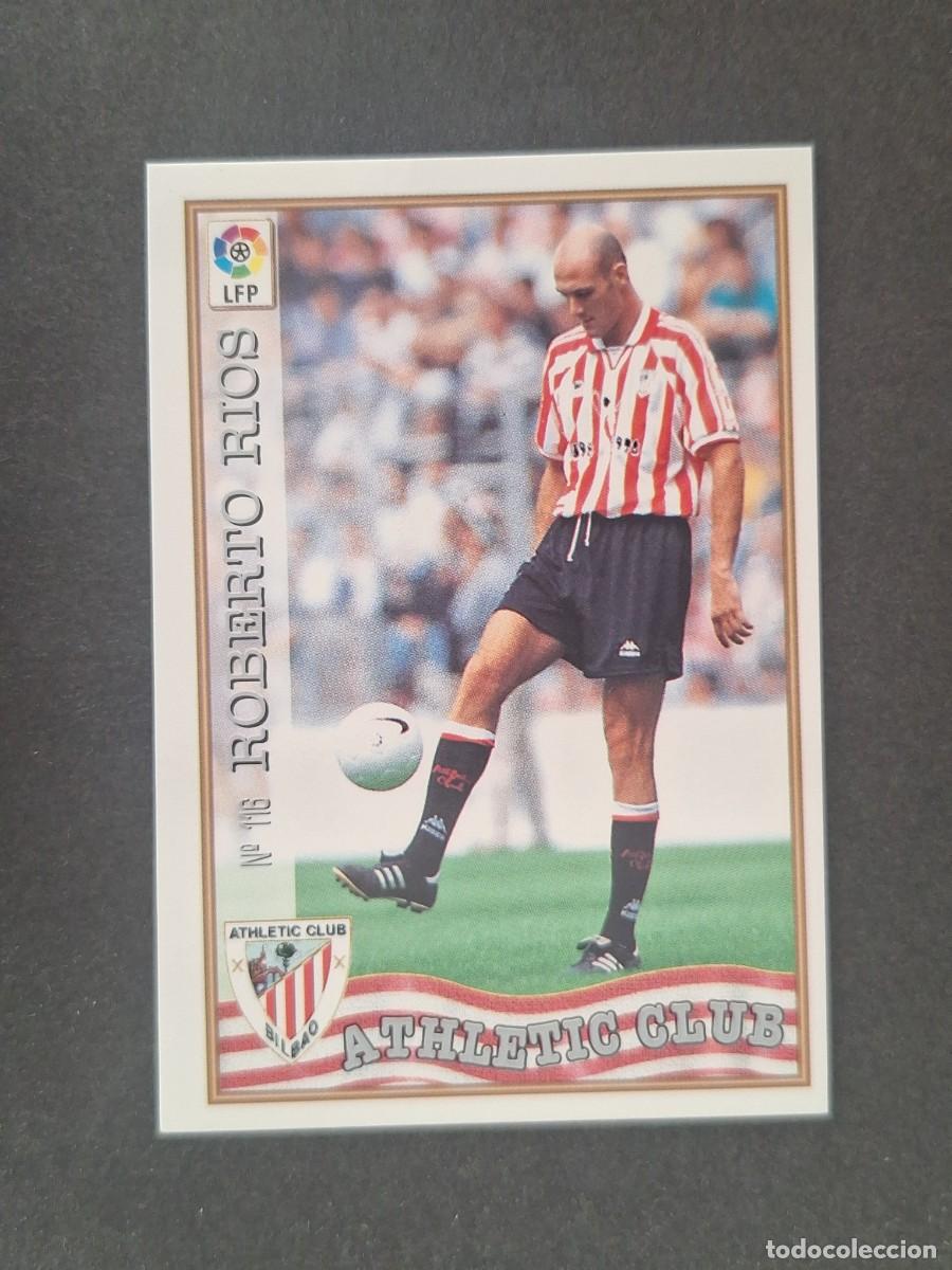 Fu&szlig;ball-Sticker: L1 ROBERTO RIOS ATHLETIC DE BILBAO 116 MUNDICROMO LAS FICHAS DE LA LIGA 1997/1998 97 98