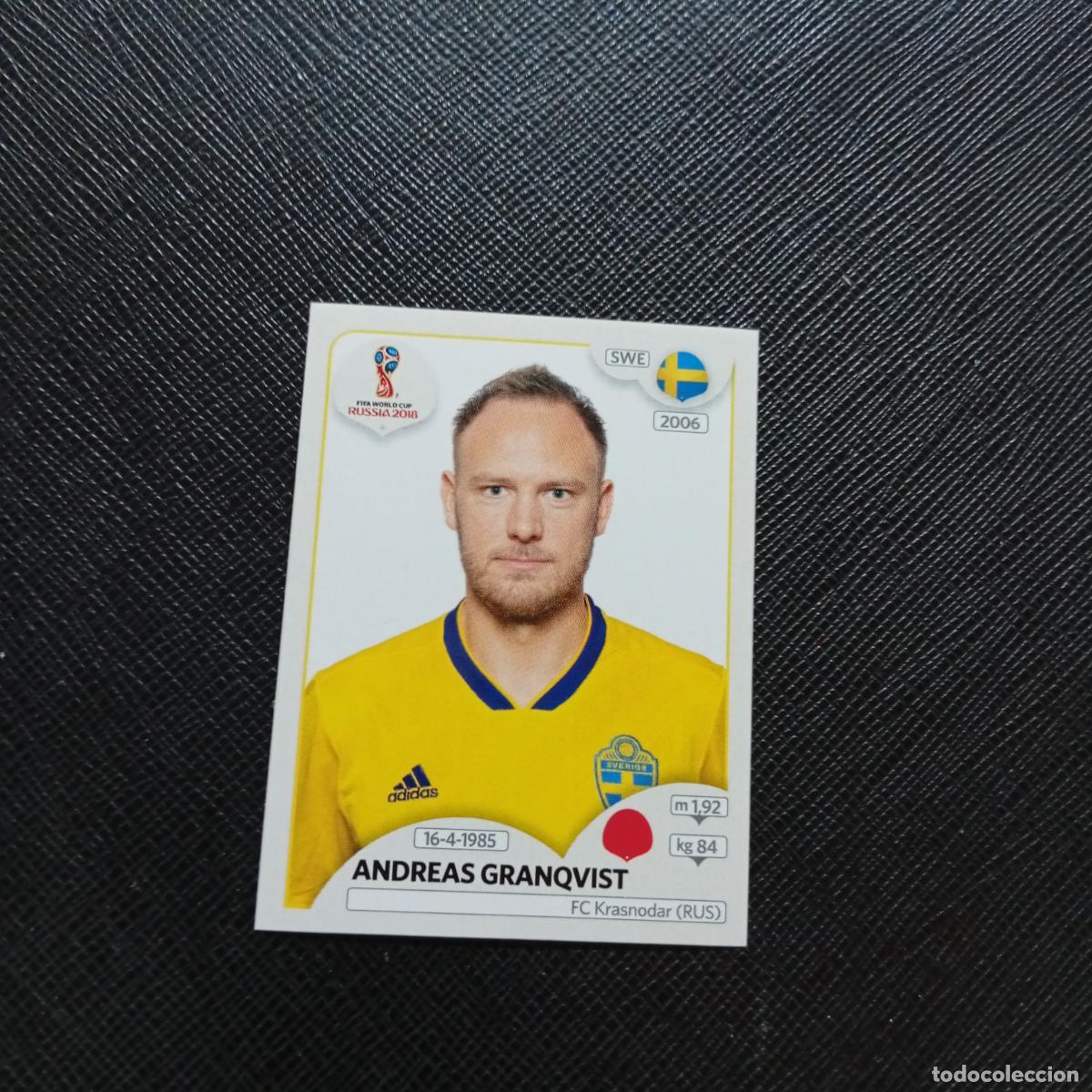Fu&szlig;ball-Sticker: 477 GRANQVIST SUECIA PANINI MUNDIAL RUSIA 2018 CROMO FUTBOL 18 - SIN PEGAR - CJ2 .