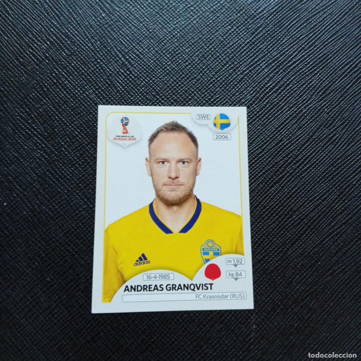 Fu&szlig;ball-Sticker: 477 GRANQVIST SUECIA PANINI MUNDIAL RUSIA 2018 CROMO FUTBOL 18 - SIN PEGAR - CJ2 .