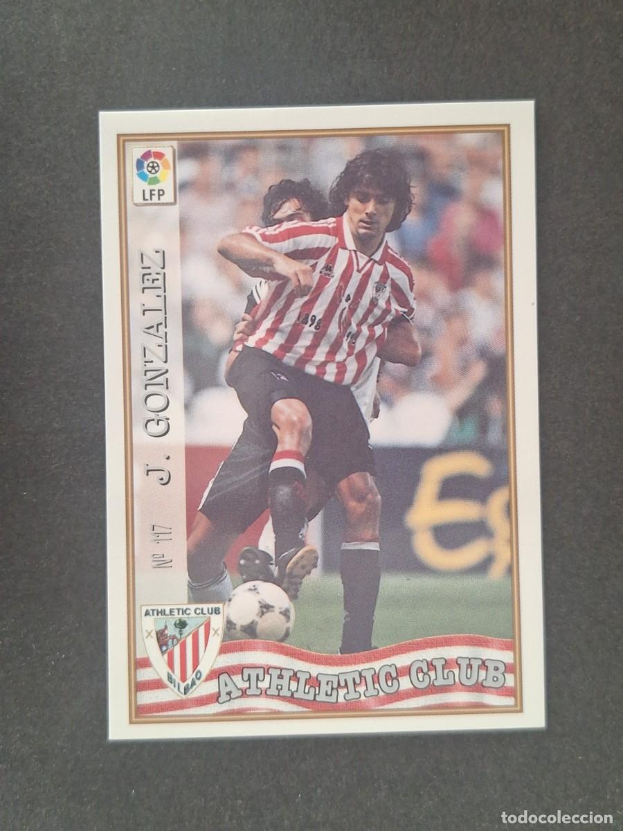 Fu&szlig;ball-Sticker: L1 JAVI GONZALEZ ATHLETIC DE BILBAO 117 MUNDICROMO LAS FICHAS DE LA LIGA 1997/1998 97 98