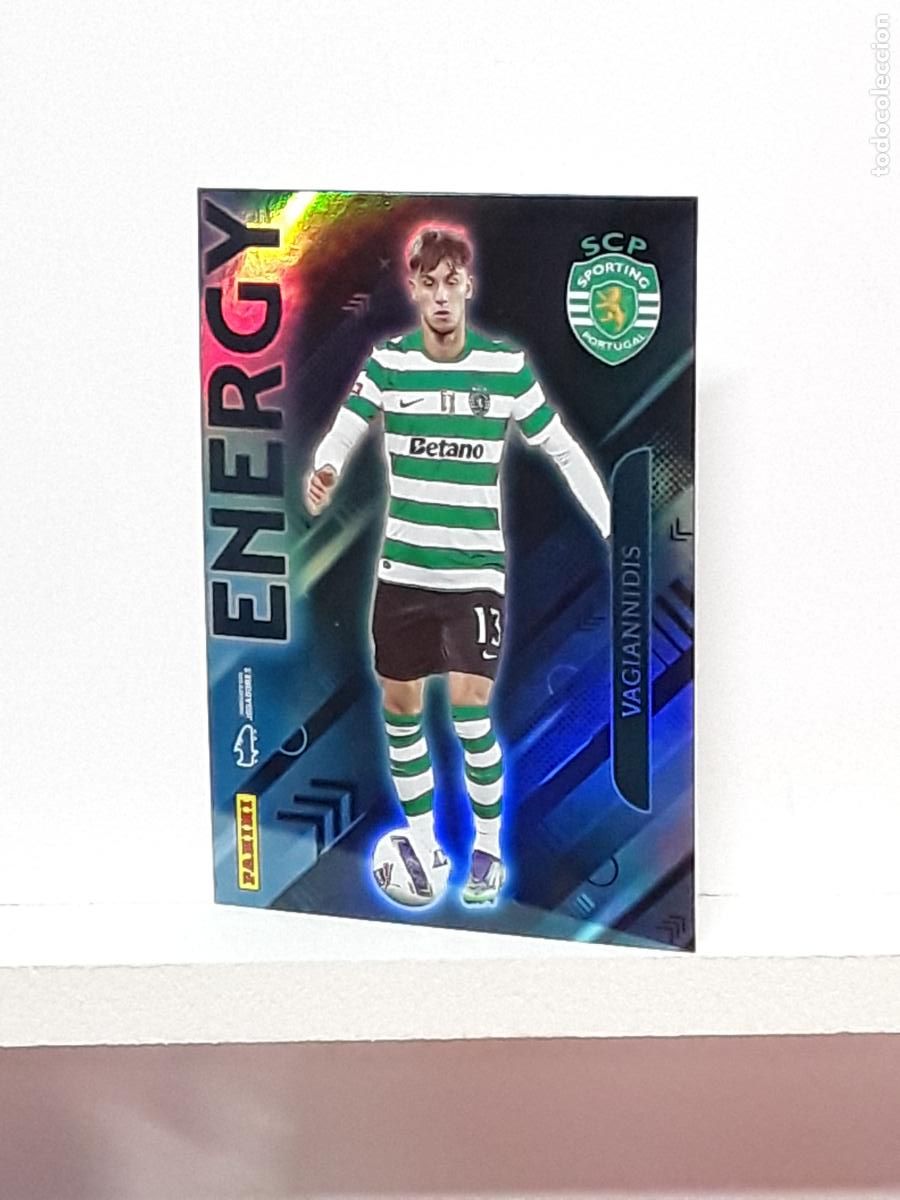 Fu&szlig;ball-Sticker: PORTUGUES 2025 2026 IDOLOS 25 26 CROMO PANINI FUTEBOL N 216 SPORTING PORTUGAL ENERGY VAGIANNIDIS