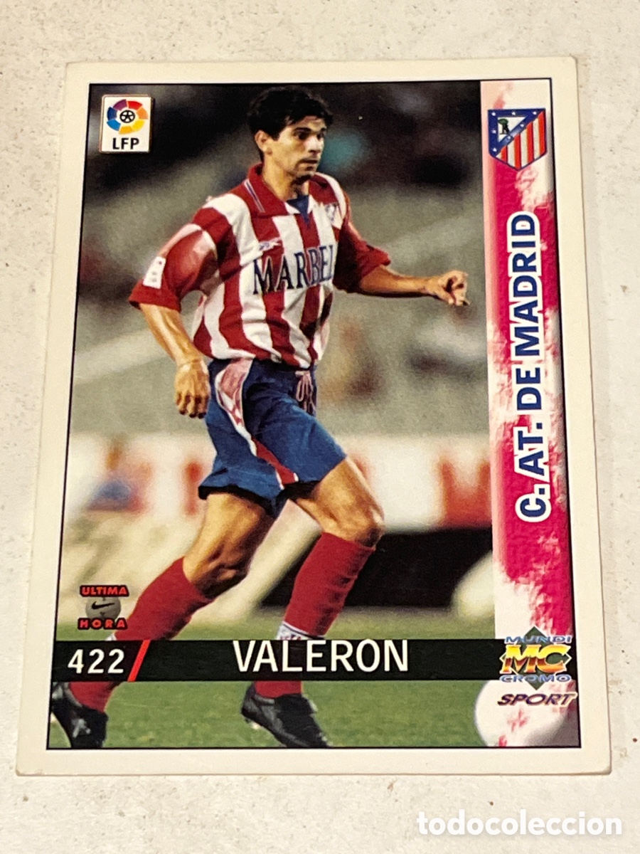 Cromos de f&uacute;tbol: Cromo Mundi Cromo Sport N&deg;1422 Valeron C. AT de Madrid Liga 98-99