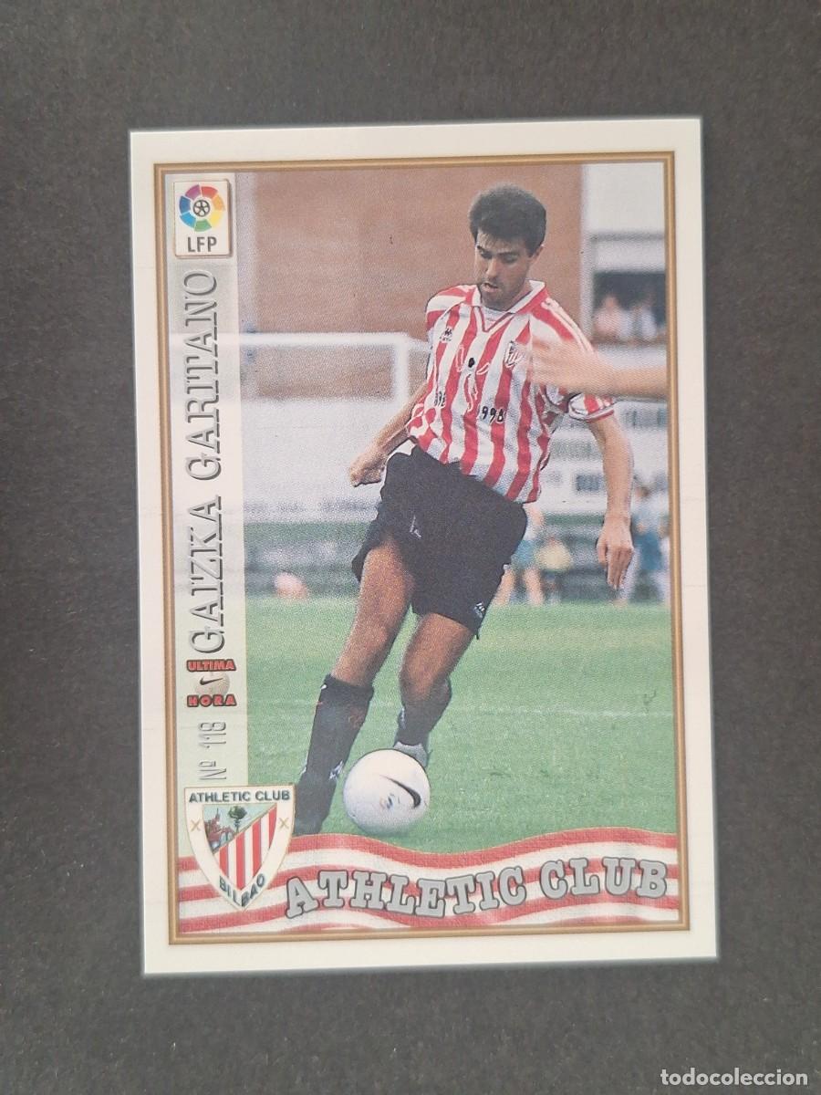 Cromos de f&uacute;tbol: L1 G. GARITANO ATHLETIC DE BILBAO 118 ULTIMA HORA MUNDICROMO LAS FICHAS DE LA LIGA 1997/1998 97 98
