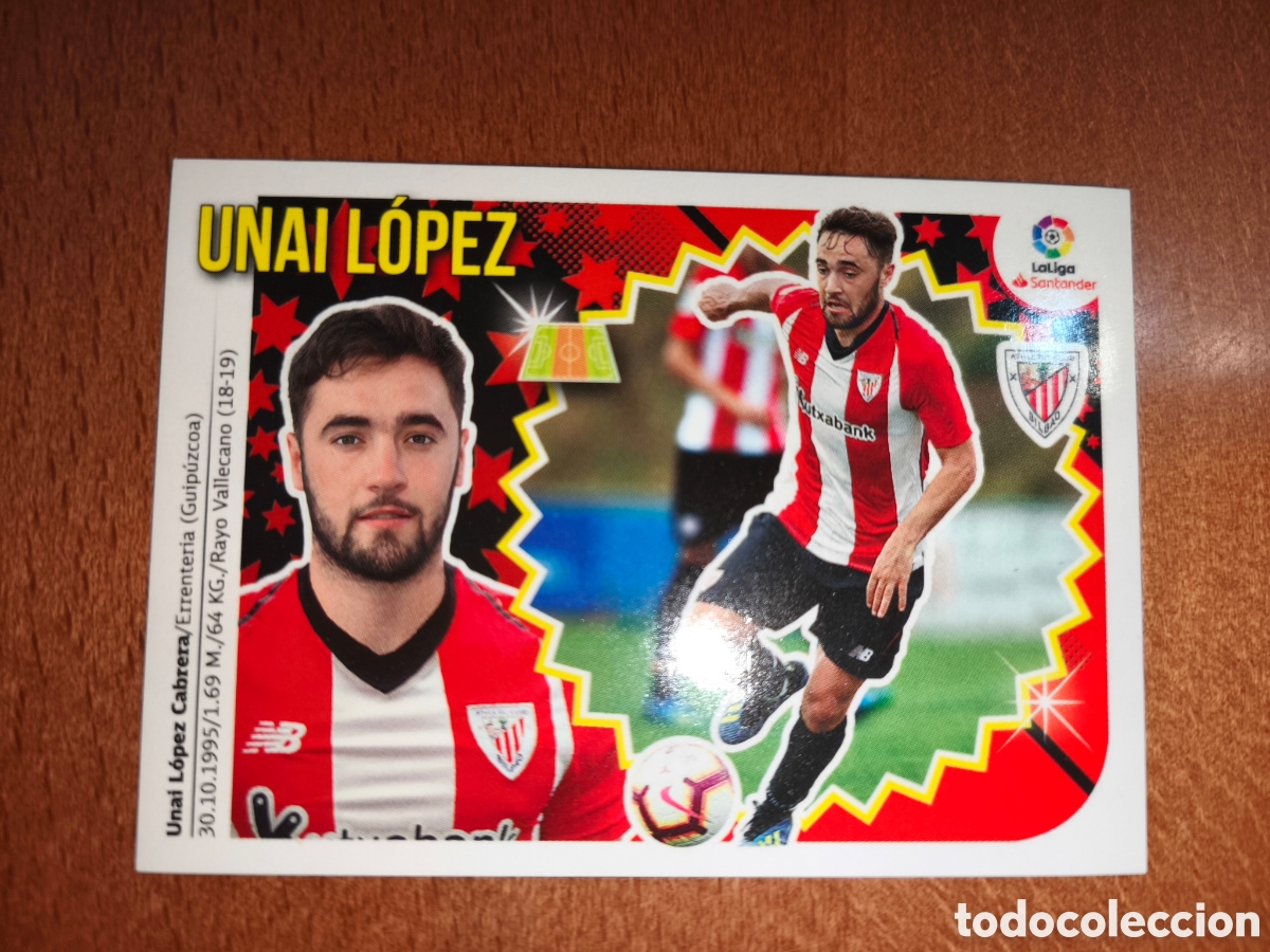 Cromos de f&uacute;tbol: Unai L&oacute;pez n&deg;10 Bis Coloca liga este 18/19 Athletic Club