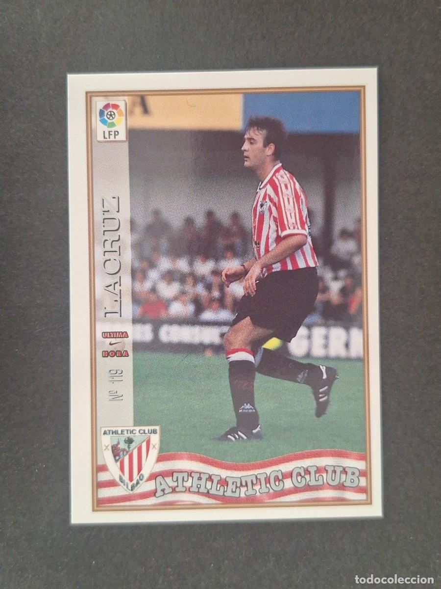 Cromos de f&uacute;tbol: L1 LACRUZ ATHLETIC DE BILBAO 119 ULTIMA HORA MUNDICROMO LAS FICHAS DE LA LIGA 1997/1998 97 98