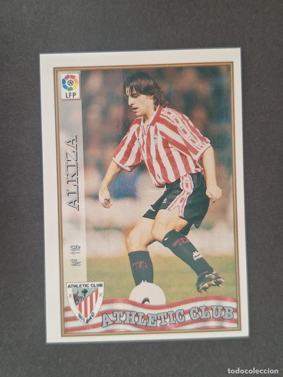 Cromos de f&uacute;tbol: L1 ALKIZA ATHLETIC CLUB DE BILBAO 119 MUNDICROMO LAS FICHAS DE LA LIGA 1997/1998 97 98