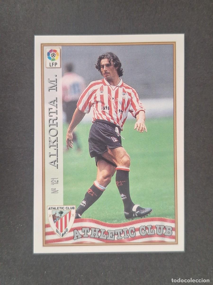 Cromos de f&uacute;tbol: L1 ALKORTA ATHLETIC CLUB DE BILBAO 121 MUNDICROMO LAS FICHAS DE LA LIGA 1997/1998 97 98