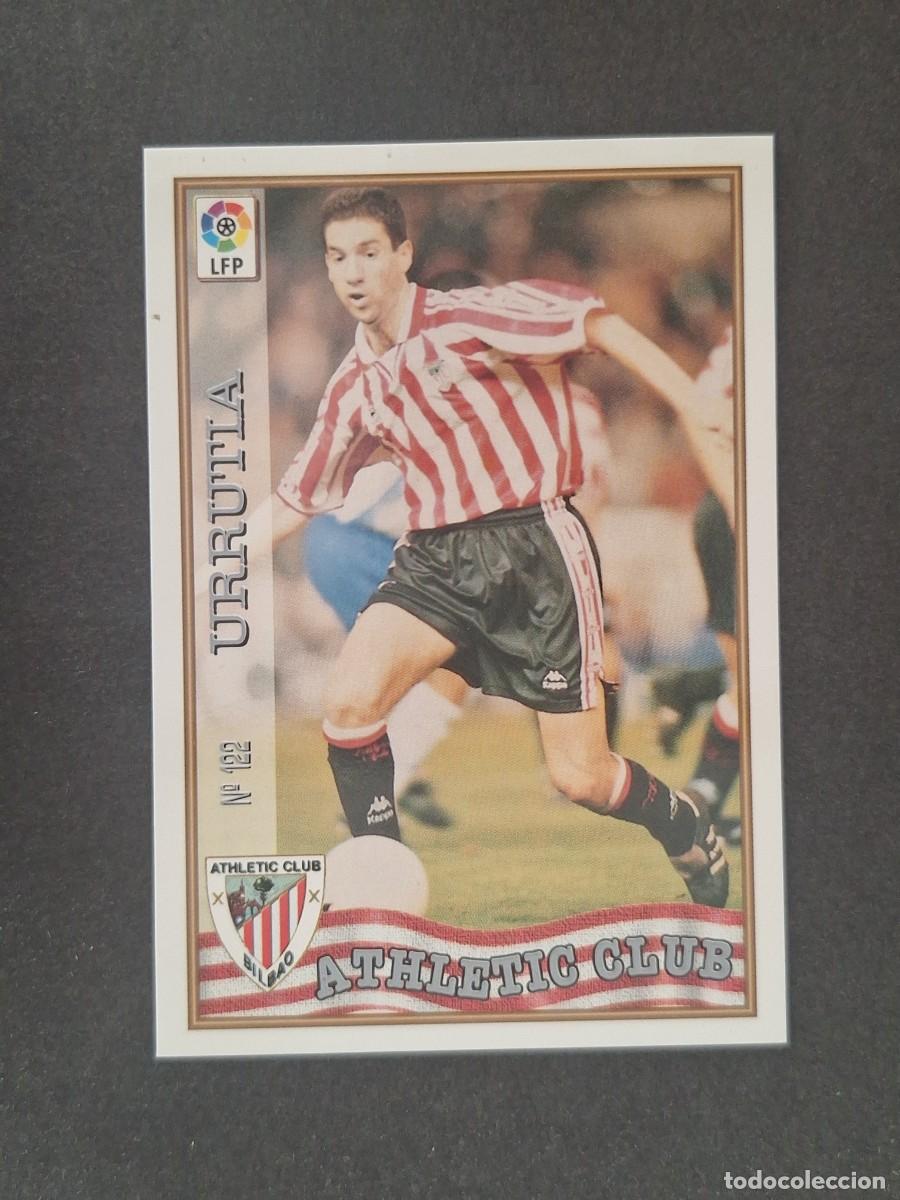 Cromos de f&uacute;tbol: L1 URRUTIA ATHLETIC CLUB DE BILBAO 122 MUNDICROMO LAS FICHAS DE LA LIGA 1997/1998 97 98