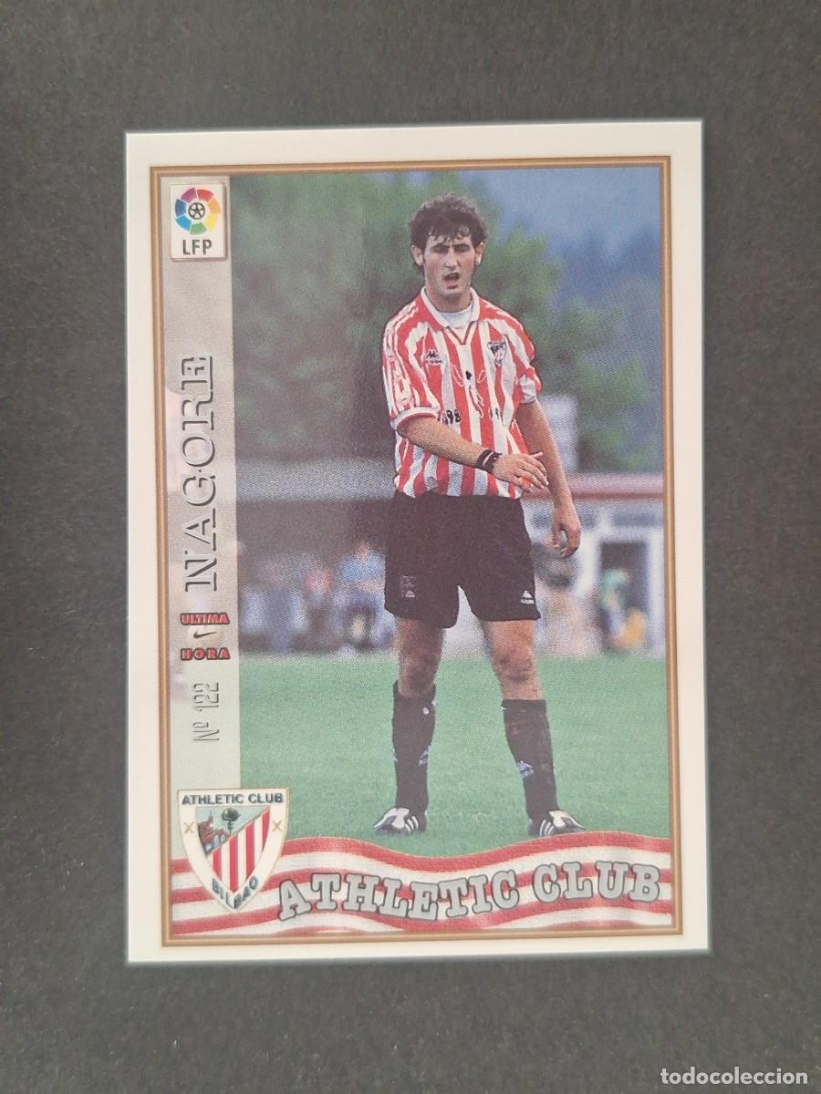 Fu&szlig;ball-Sticker: L1 NAGORE ATHLETIC CLUB DE BILBAO 122 ULTIMA HORA MUNDICROMO LAS FICHAS DE LA LIGA 1997/1998 97 98