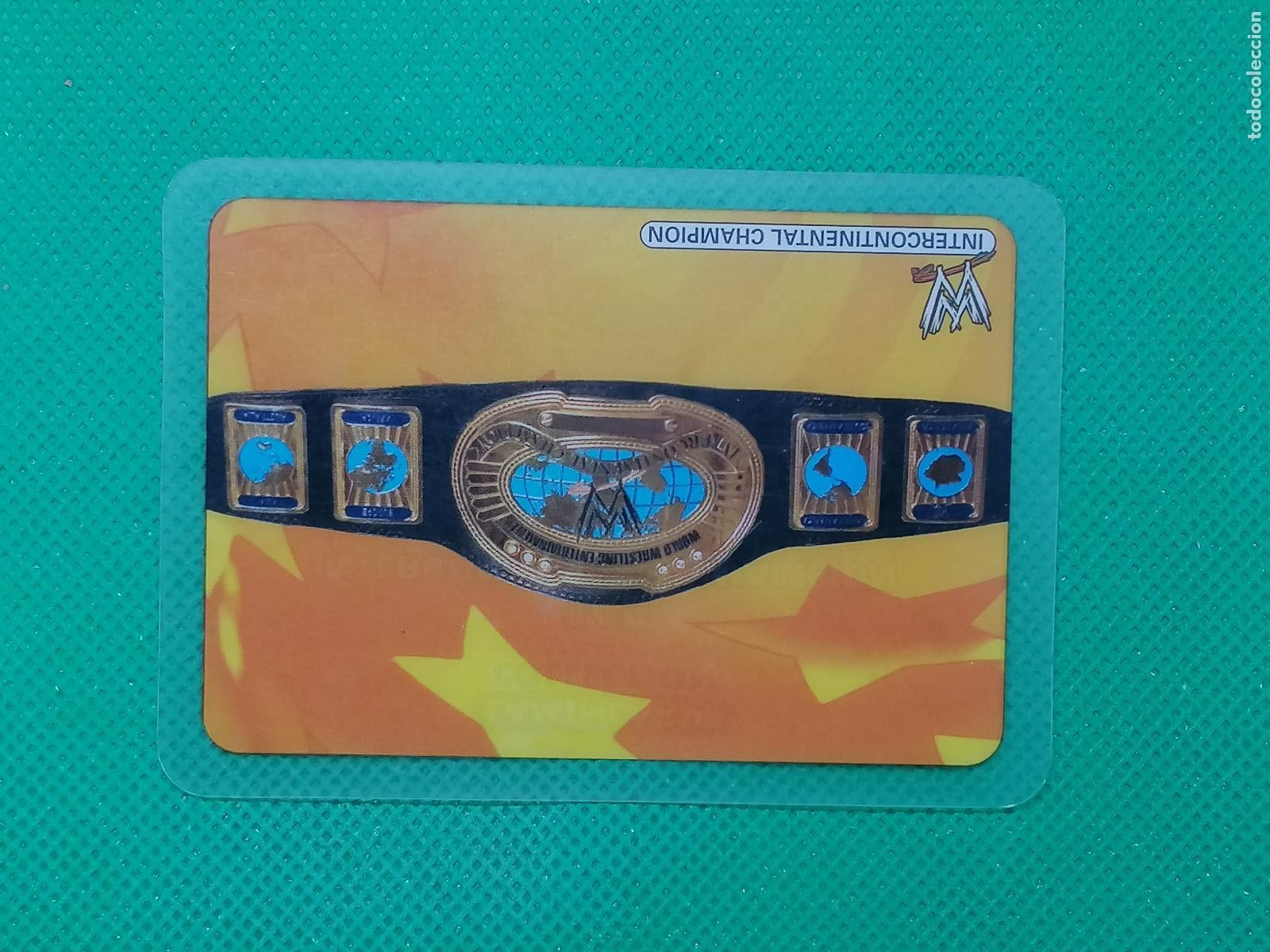 Fu&szlig;ball-Sticker: 145 INTERCONTINENTAL CHAMPION LAMINCARDS ⚜️ WORLD WRESTLING NEW EDITION EDIBAS MUNDICROMO 07 2007 ⚜️