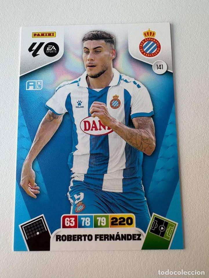 Cromos de Futebol: Carta Roberto Fern&aacute;ndez Espanyol 141 Adrenalyn 2025-26