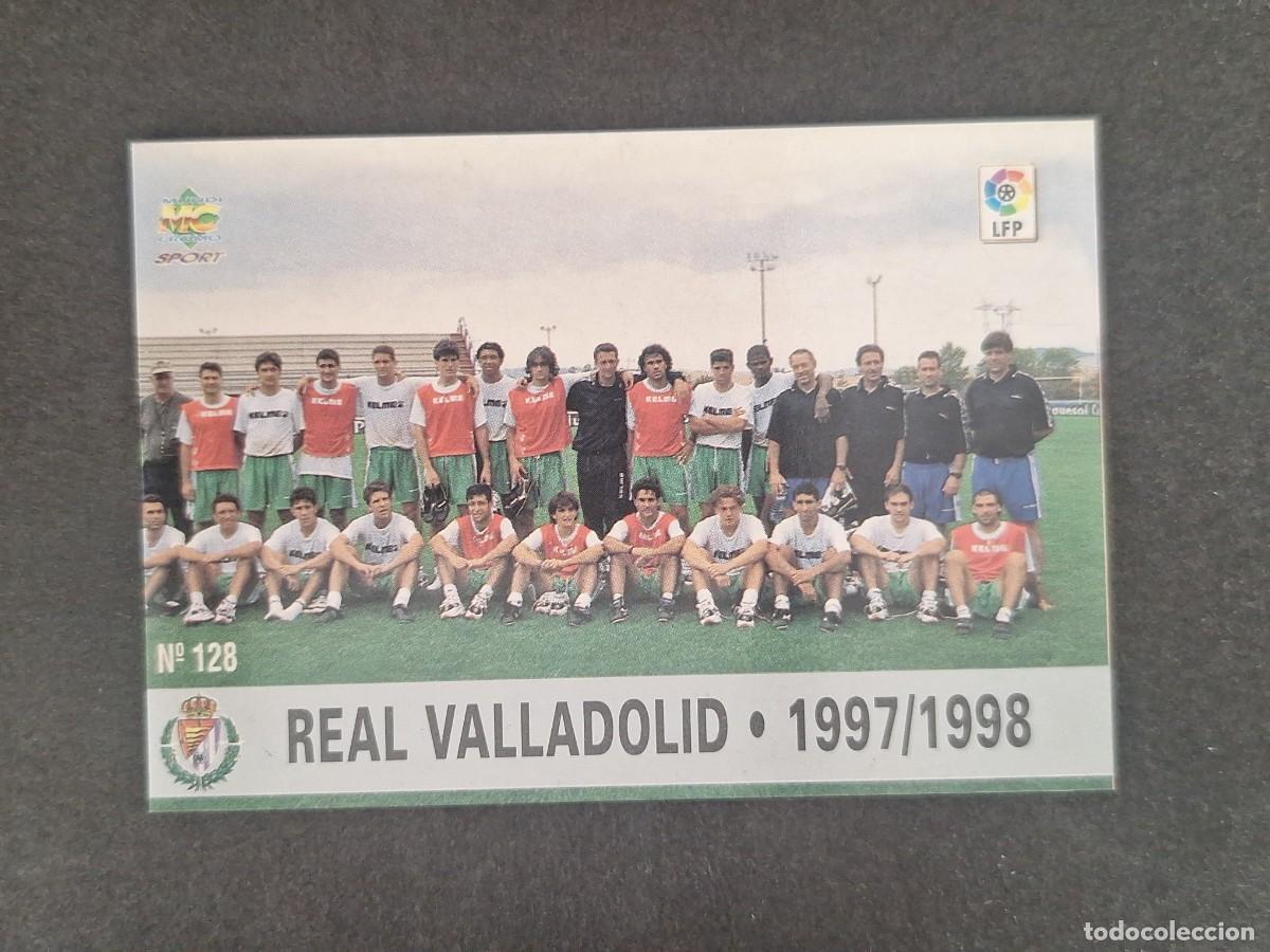 Cromos de Futebol: L1 EQUIPO REAL VALLADOLID 128 MUNDICROMO LAS FICHAS DE LA LIGA 1997/1998 97 98