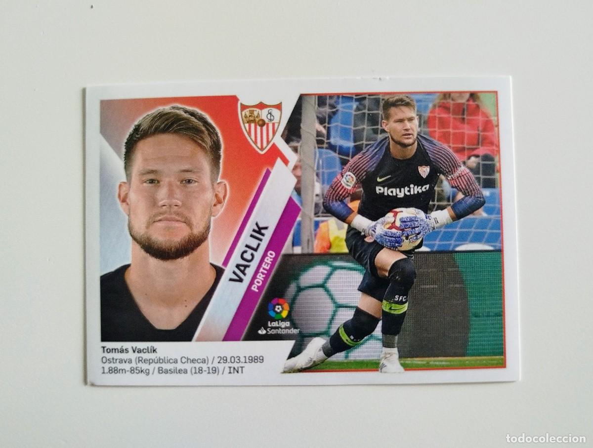 Figurine di Calcio: Vaclik 1 SIN PEGAR NUNCA PEGADO Sevilla FC Ediciones Este 19 20 / 2019 2020