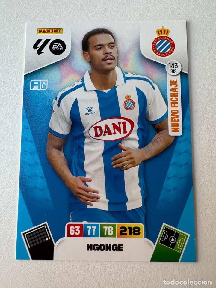 Cromos de Futebol: Carta Ngonge Nuevo Fichaje Espanyol 143bis Adrenalyn 2025-26