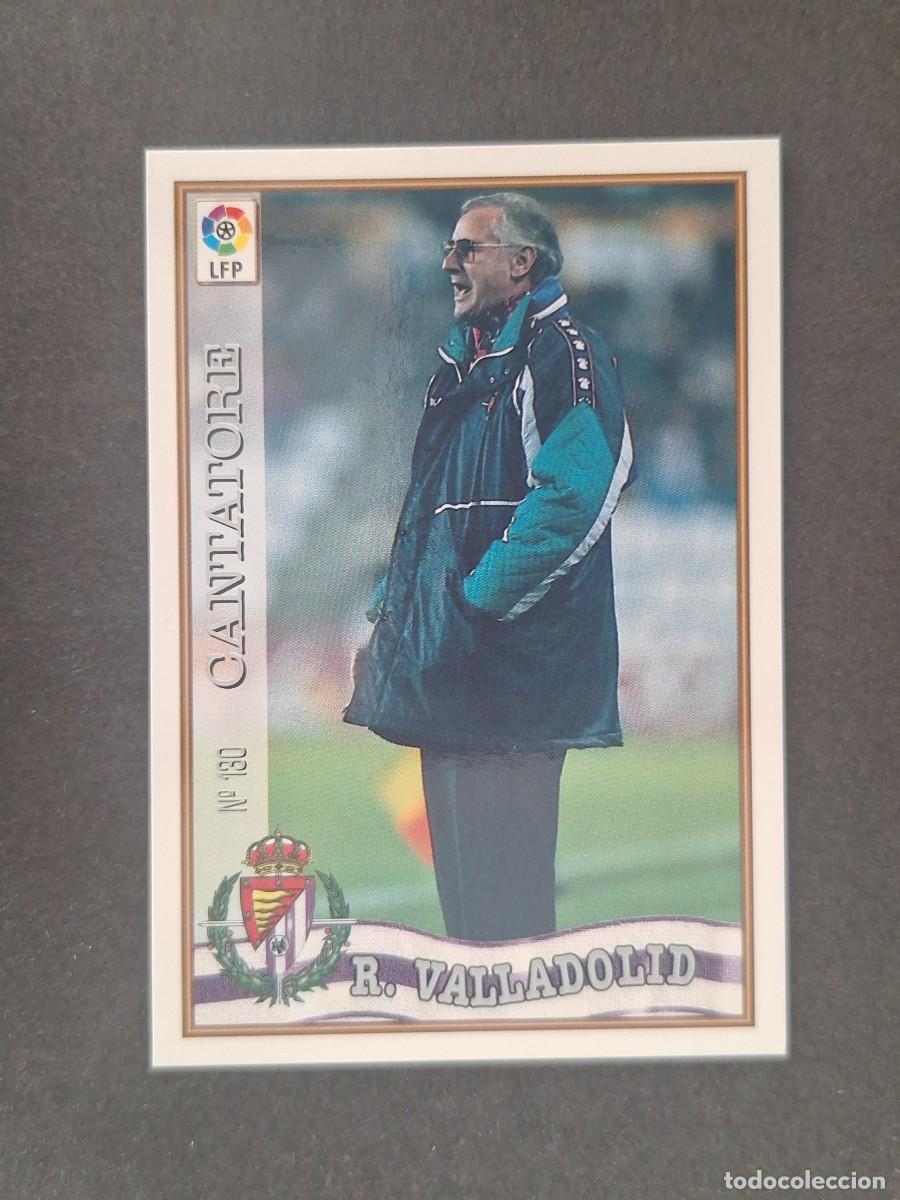 Cromos de Futebol: L1 CANTATORE ENTRENADOR REAL VALLADOLID 130 MUNDICROMO LAS FICHAS DE LA LIGA 1997/1998 97 98
