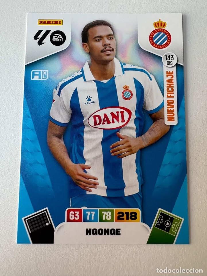 Cromos de Futebol: Carta Ngonge Nuevo Fichaje Espanyol 143bis Adrenalyn 2025-26