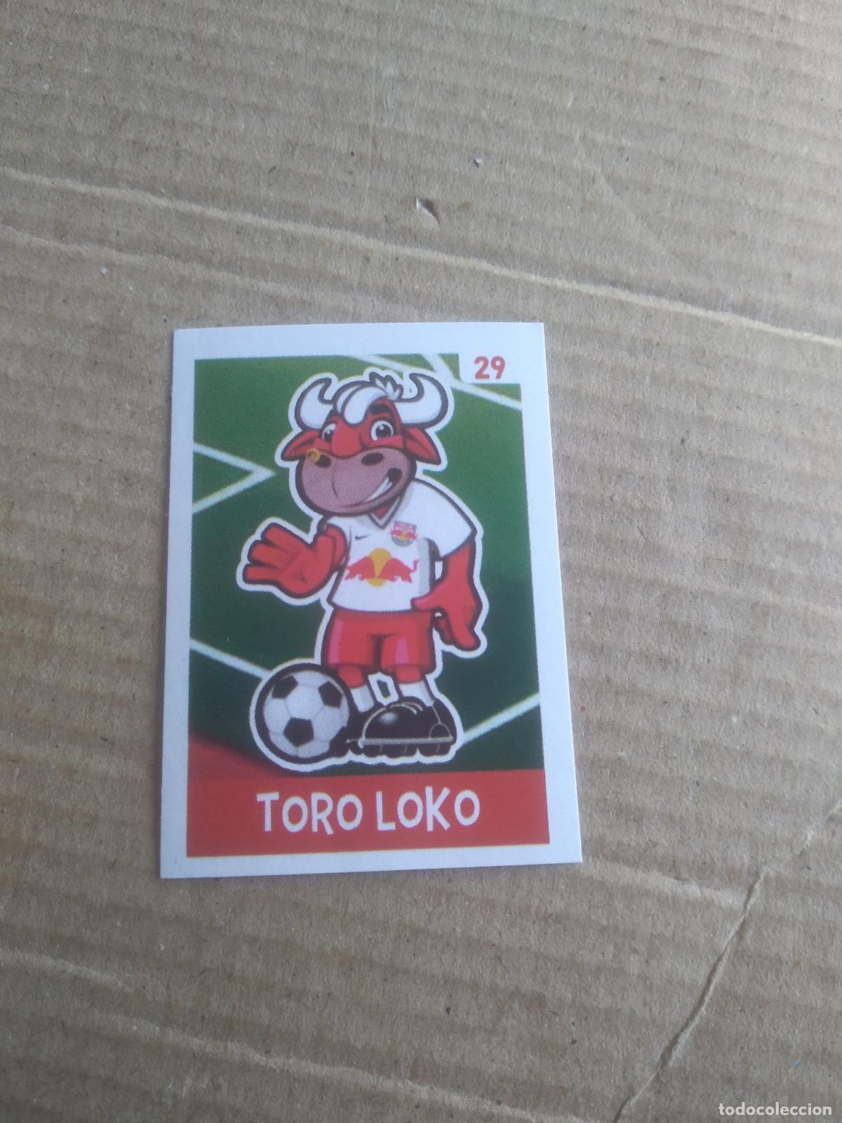 Cromos de f&uacute;tbol: 29 TORO LOKO BRAGANTINO MASCOTA CROMO FUTBOL LIGA BRASIL BRASILEIRAO