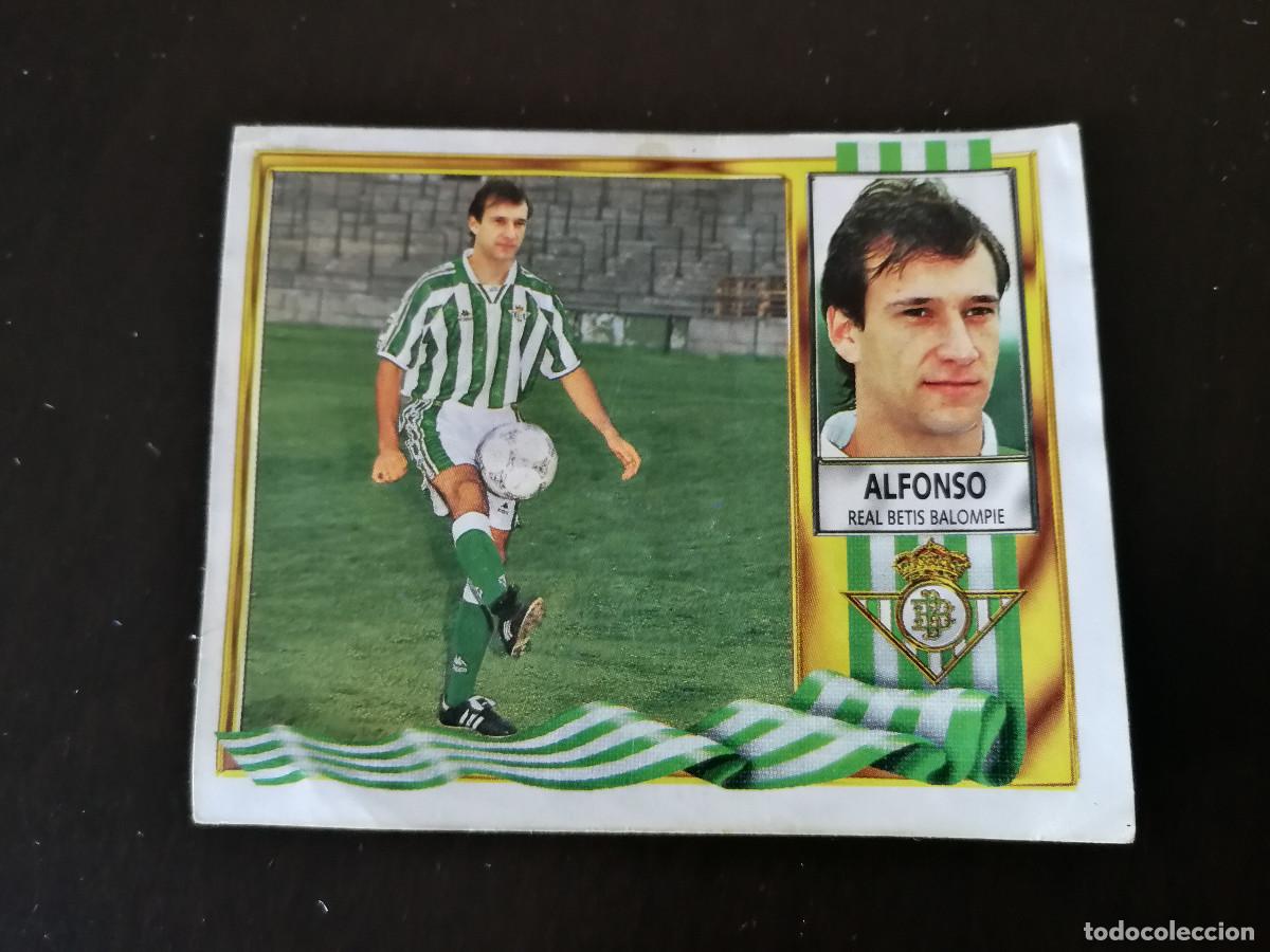 Fu&szlig;ball-Sticker: Alfonso Coloca Real Betis, editorial Este 95/96 despegado