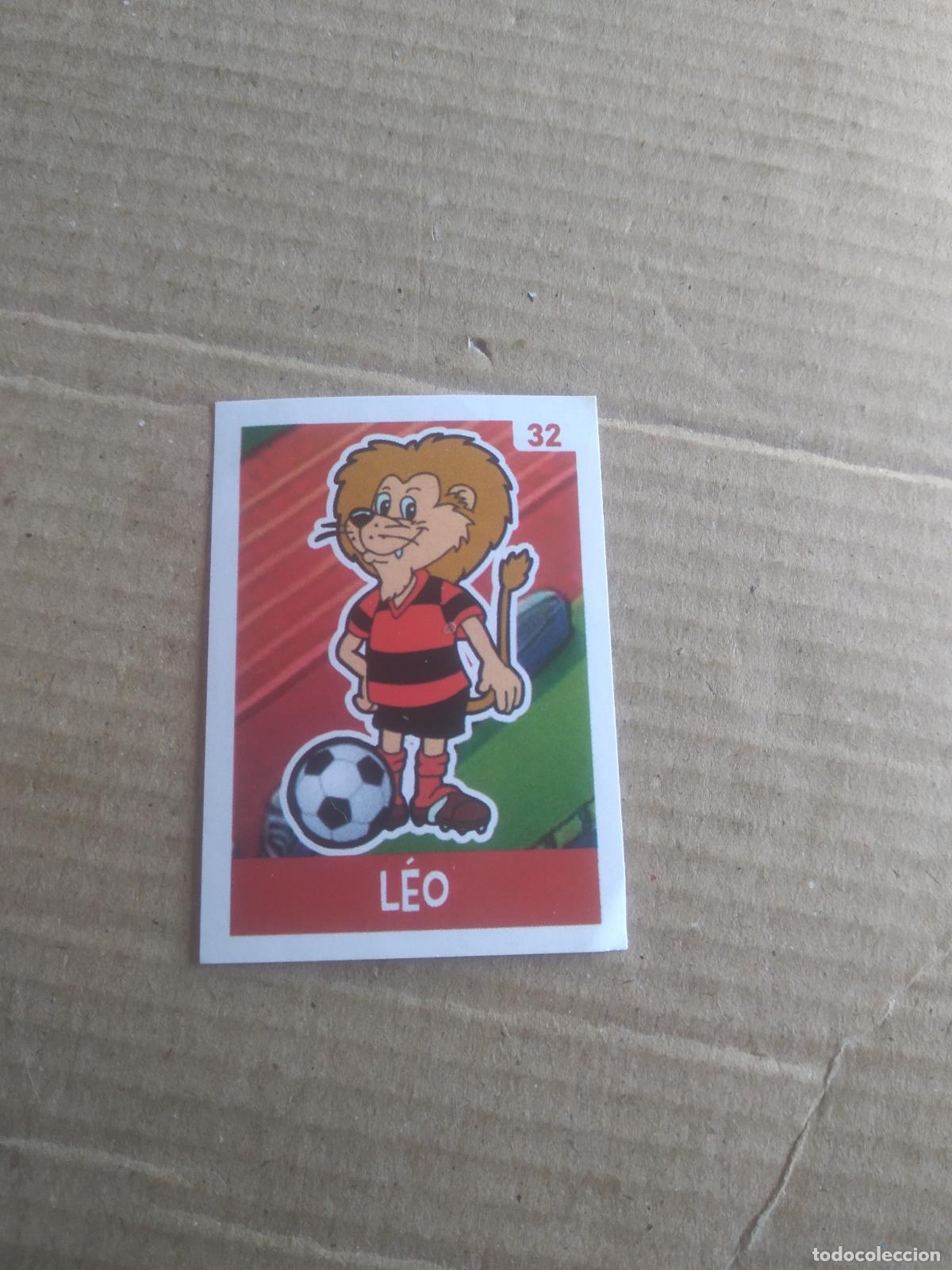 Cromos de f&uacute;tbol: 32 LEO FLAMENGO MASCOTA CROMO FUTBOL LIGA BRASIL BRASILEIRAO