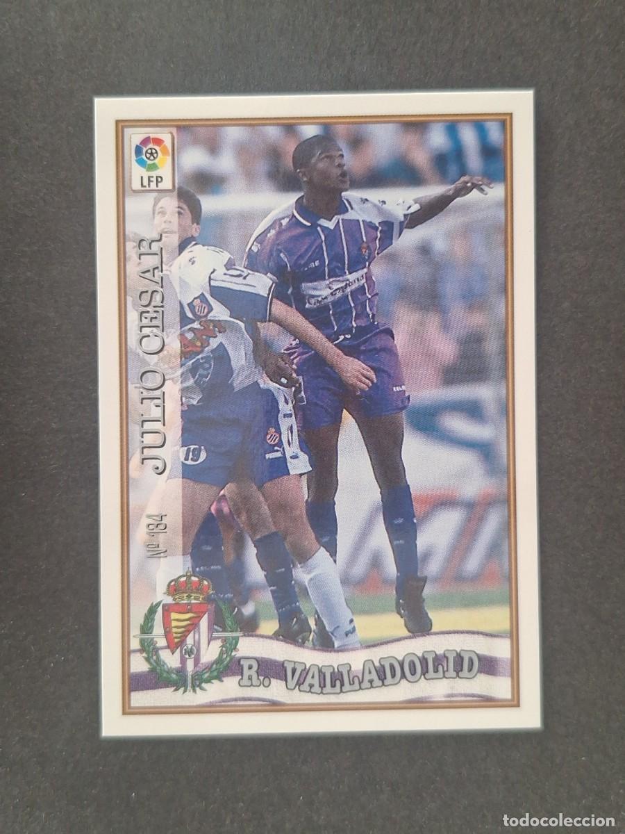 Cromos de f&uacute;tbol: L1 JULIO CESAR REAL VALLADOLID 134 MUNDICROMO LAS FICHAS DE LA LIGA 1997/1998 97 98