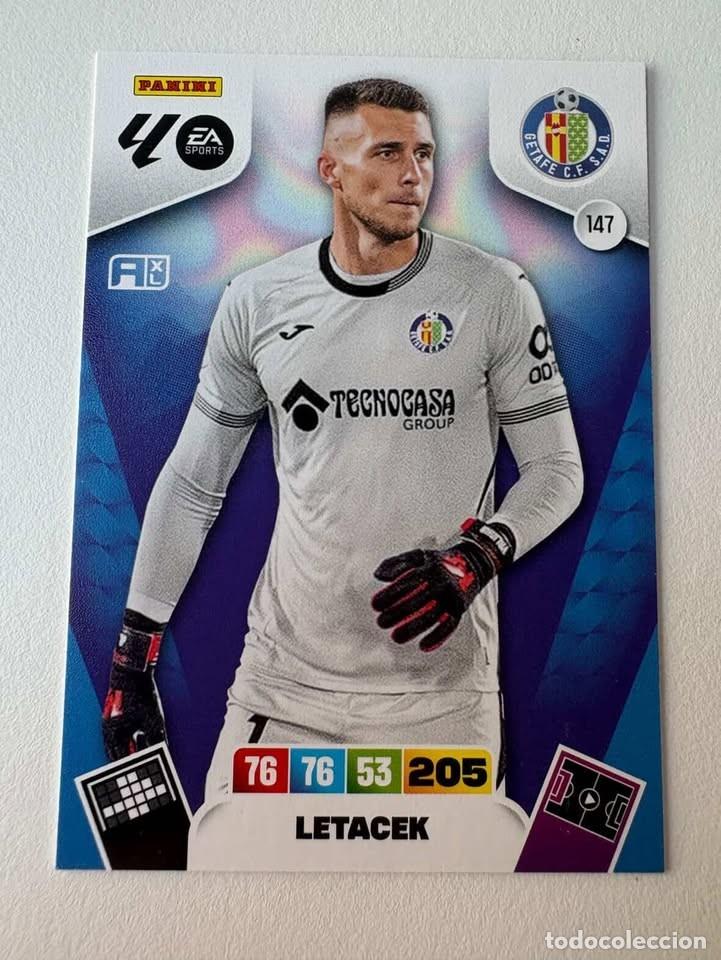 Cromos de f&uacute;tbol: Carta Letacek Getafe 147 Adrenalyn 2025-26