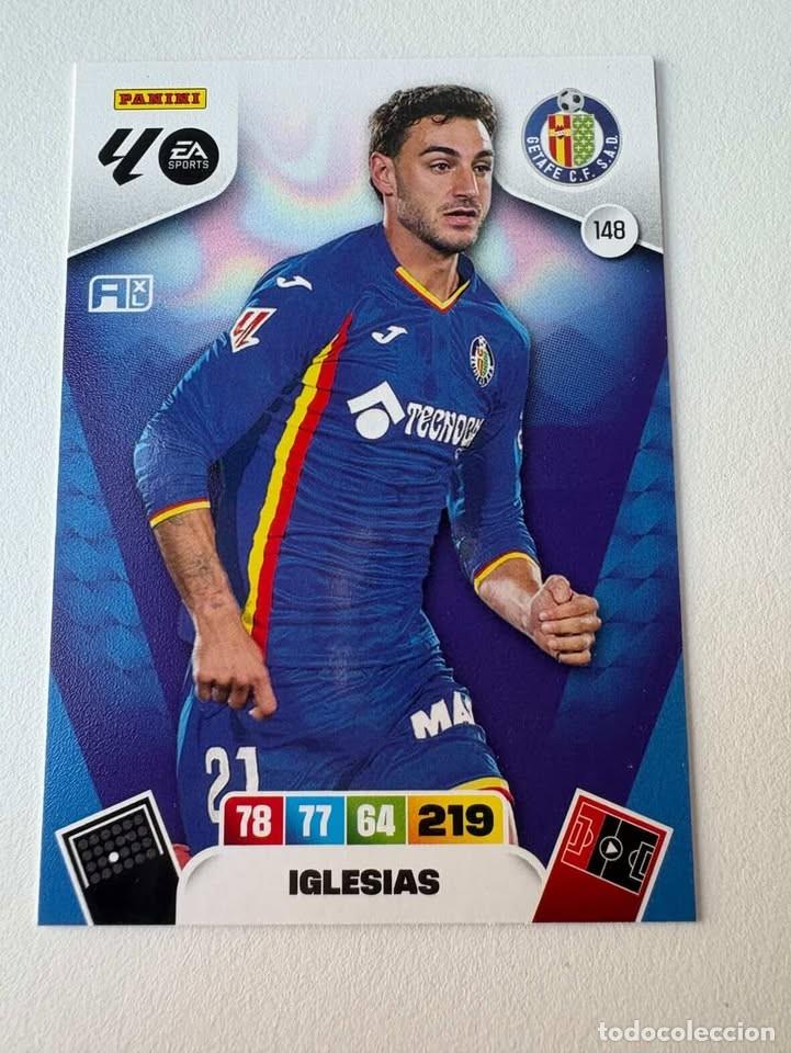 Cromos de f&uacute;tbol: Carta Iglesias Getafe 148 Adrenalyn 2025-26