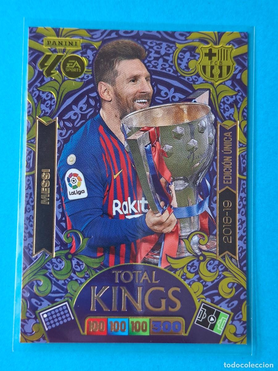 Cromos de f&uacute;tbol: TOTAL KINGS Liga 2018-2019 MESSI (FC Barcelona) - Adrenalyn XL LaLiga 2025-26