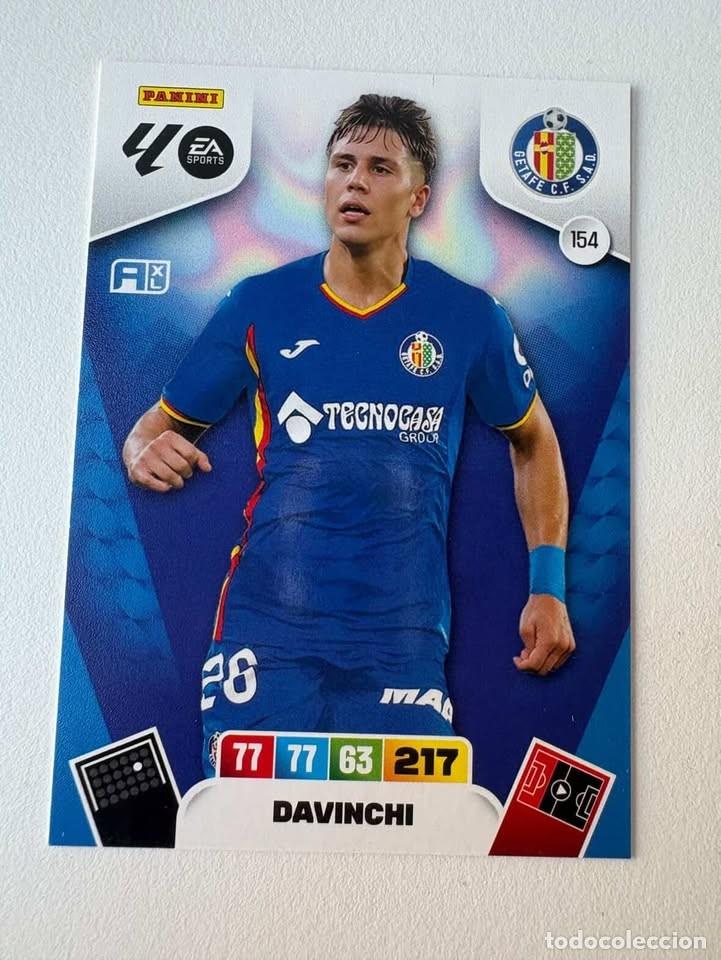 Cromos de f&uacute;tbol: Carta Davinchi Getafe 154 Adrenalyn 2025-26