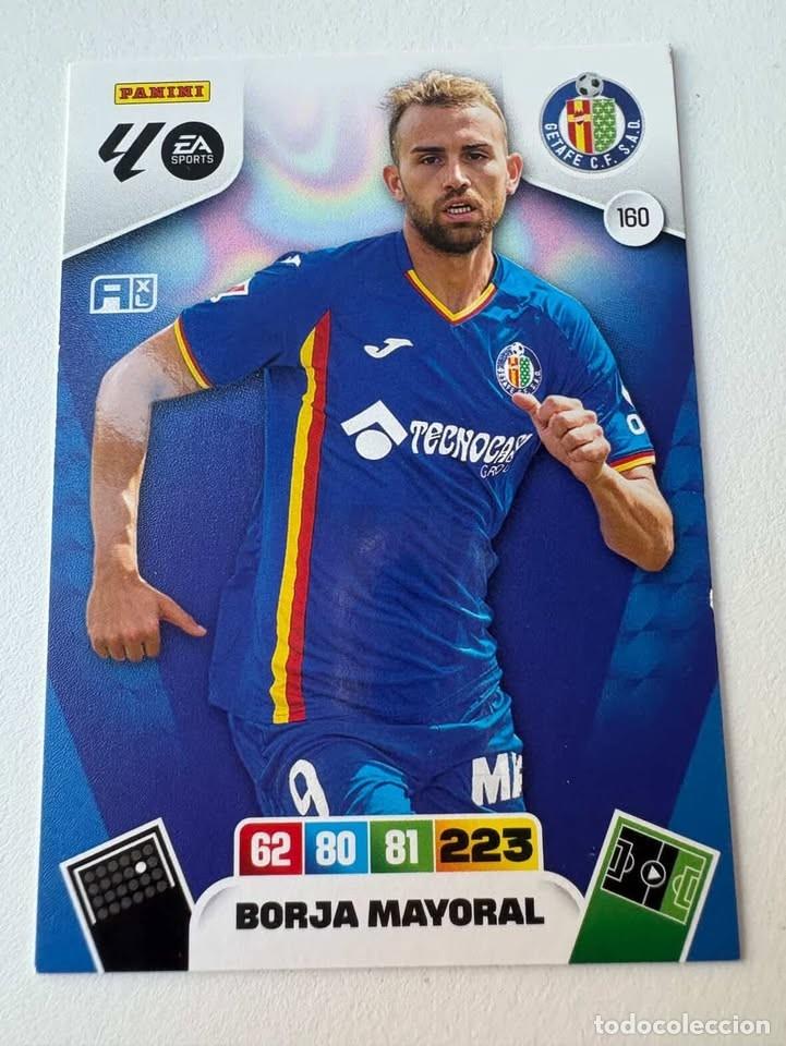 Cromos de f&uacute;tbol: Carta Borja Mayoral Getafe 160 Adrenalyn 2025-26