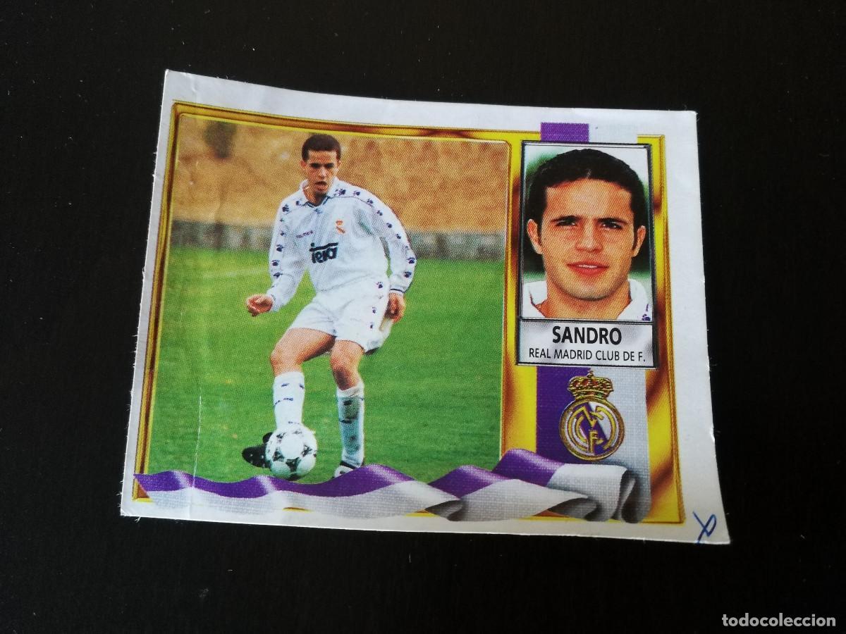 Fu&szlig;ball-Sticker: Sandro Real Madrid, editorial Este 95/96 despegado