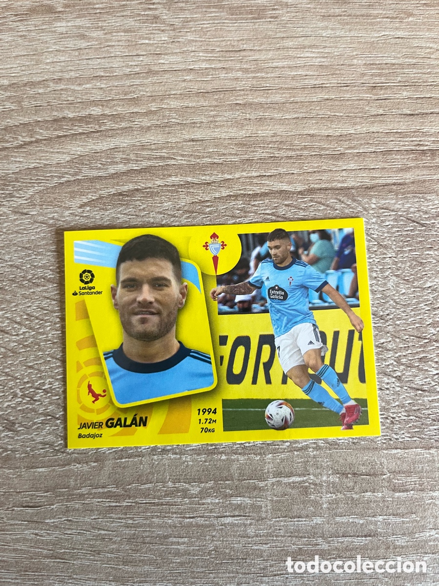 Cromos de f&uacute;tbol: 9 BIS GAL&Aacute;N COLOCA LIGA ESTE EDICIONES ESTE 2021 2022 21 22 CELTA DE VIGO