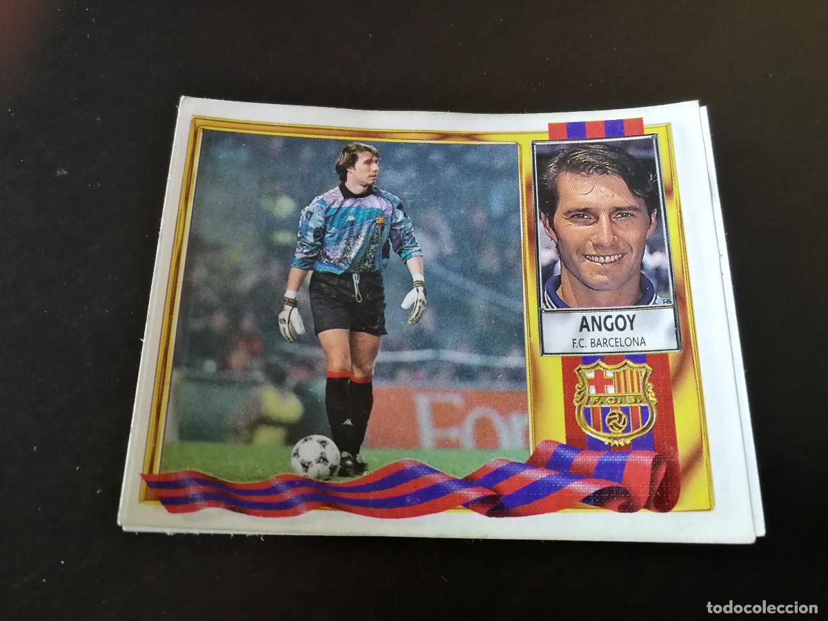 Fu&szlig;ball-Sticker: Angoy Coloca FC Barcelona editorial Este 95/96 despegado