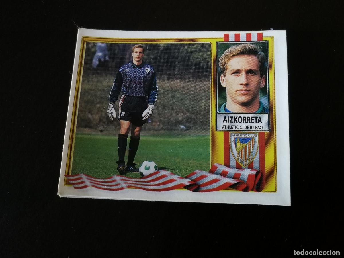Fu&szlig;ball-Sticker: Aizkorreta Coloca At de Bilbao editorial Este 95/96 despegado