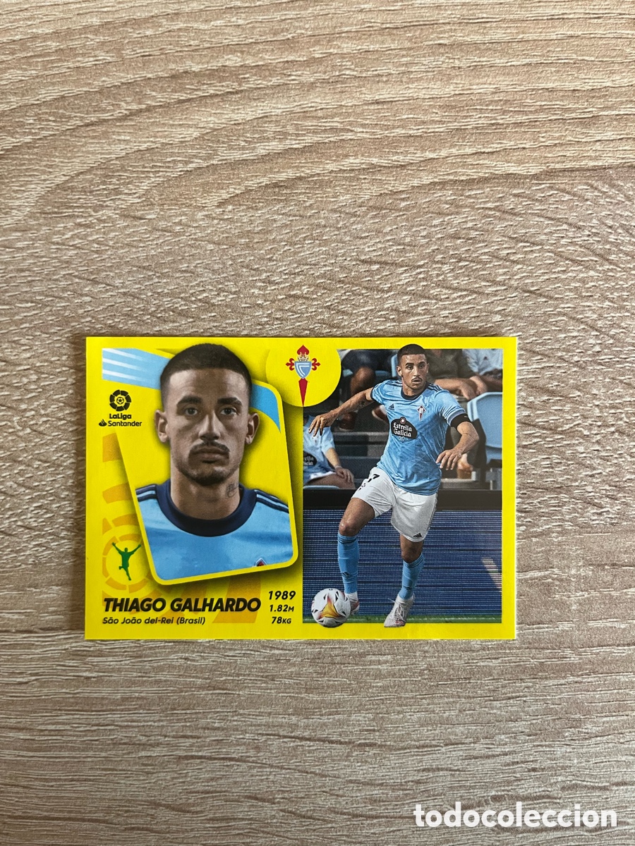 Cromos de f&uacute;tbol: 49 THIAGO GALHARDO &Uacute;LTIMOS FICHAJES LIGA ESTE EDICIONES ESTE 2021 2022 21 22 CELTA DE VIGO