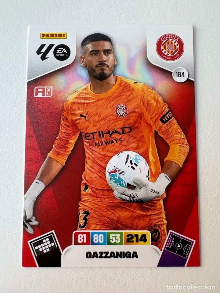 Cromos de f&uacute;tbol: Carta Gazzaniga Girona 164 Adrenalyn 2025-26