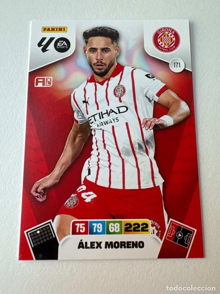 Cromos de f&uacute;tbol: Carta &Aacute;lex Moreno Girona 171 Adrenalyn 2025-26