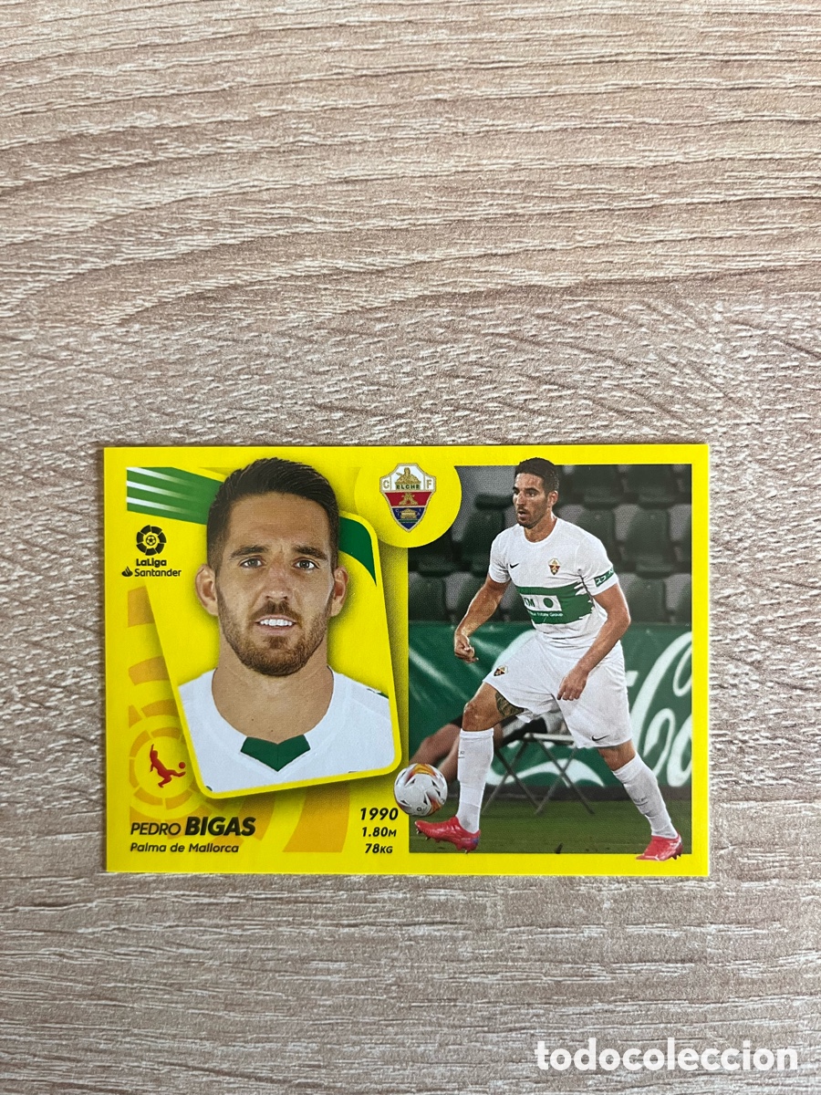Cromos de f&uacute;tbol: 8 BIS BIGAS COLOCA LIGA ESTE EDICIONES ESTE 2021 2022 21 22 ELCHE