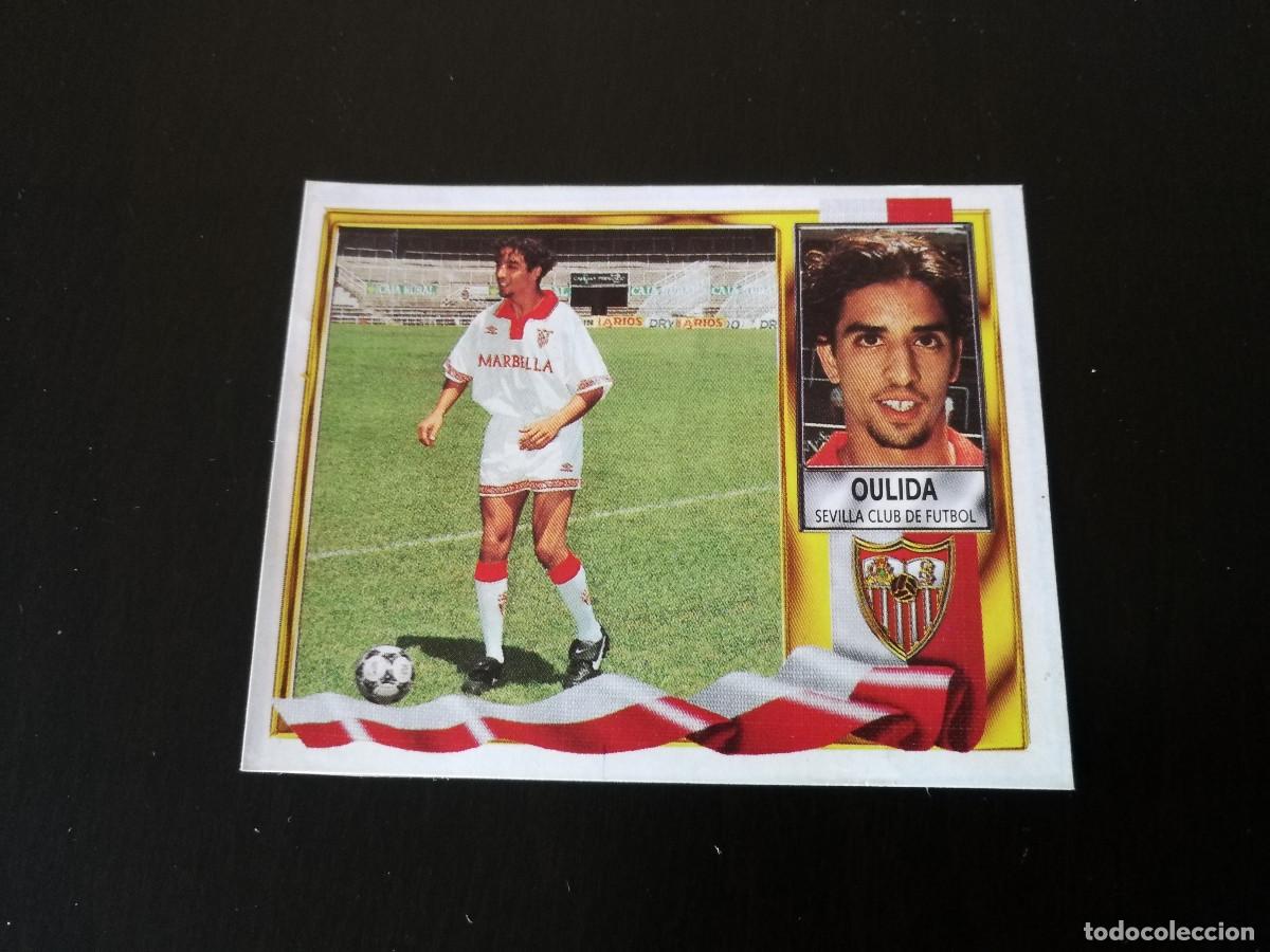 Fu&szlig;ball-Sticker: Oulida Coloca Sevilla CF editorial Este 95/96 despegado