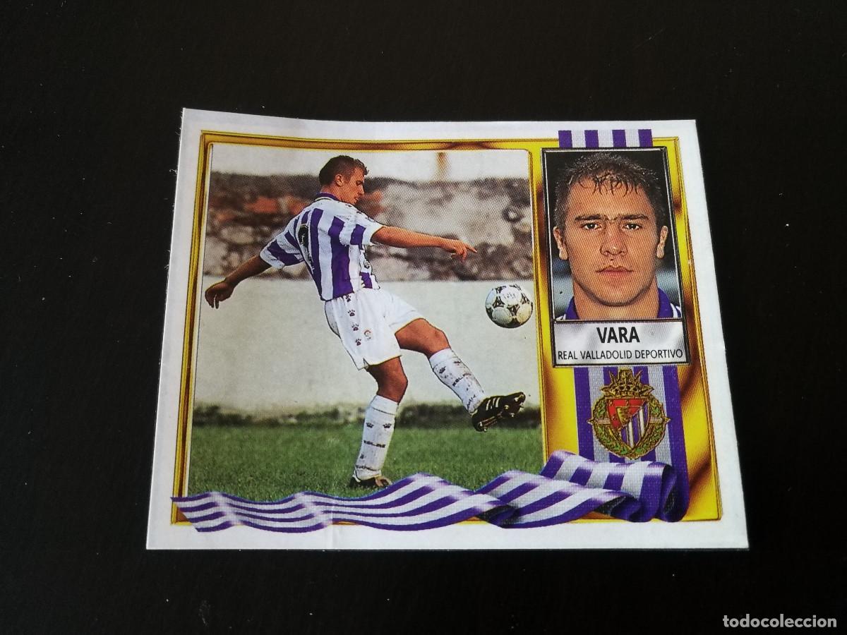 Fu&szlig;ball-Sticker: Vara Coloca Real Valladolid CF editorial Este 95/96 despegado
