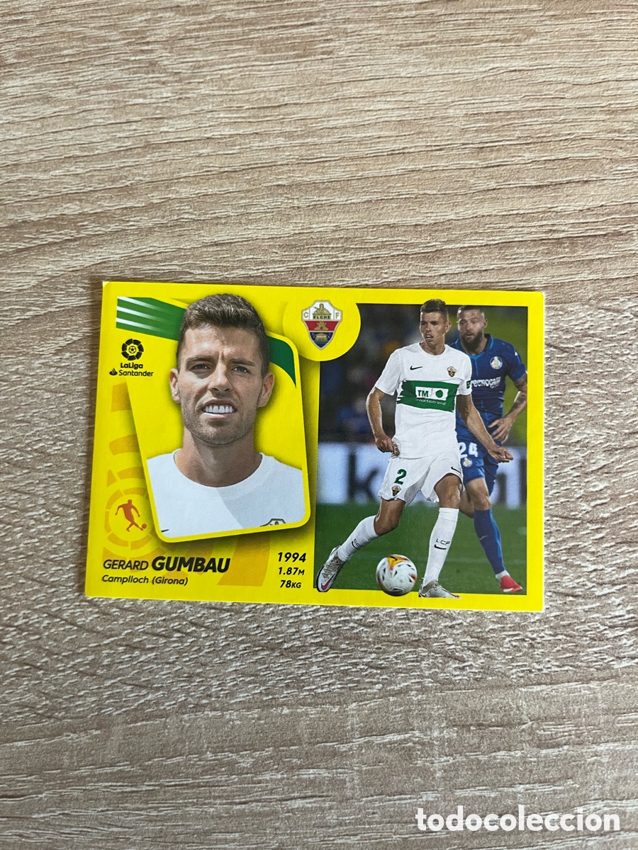 Cromos de f&uacute;tbol: 15 BIS GUMBAU COLOCA LIGA ESTE EDICIONES ESTE 2021 2022 21 22 ELCHE