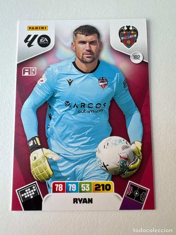 Cromos de f&uacute;tbol: Carta Ryan Levante 182 Adrenalyn 2025-26