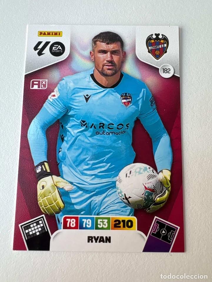 Cromos de f&uacute;tbol: Carta Ryan Levante 182 Adrenalyn 2025-26