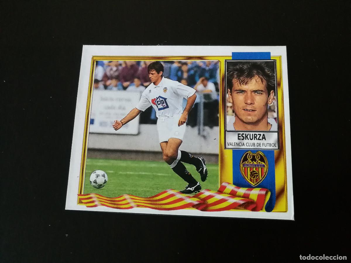 Figurine di Calcio: Eskurza Coloca Valencia CF editorial Este 95/96 despegado