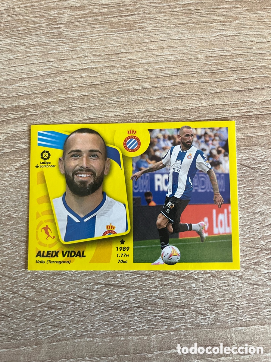 Cromos de f&uacute;tbol: 13 BIS ALEIX VIDAL COLOCA LIGA ESTE EDICIONES ESTE 2021 2022 21 22 ESPA&Ntilde;OL ESPANYOL