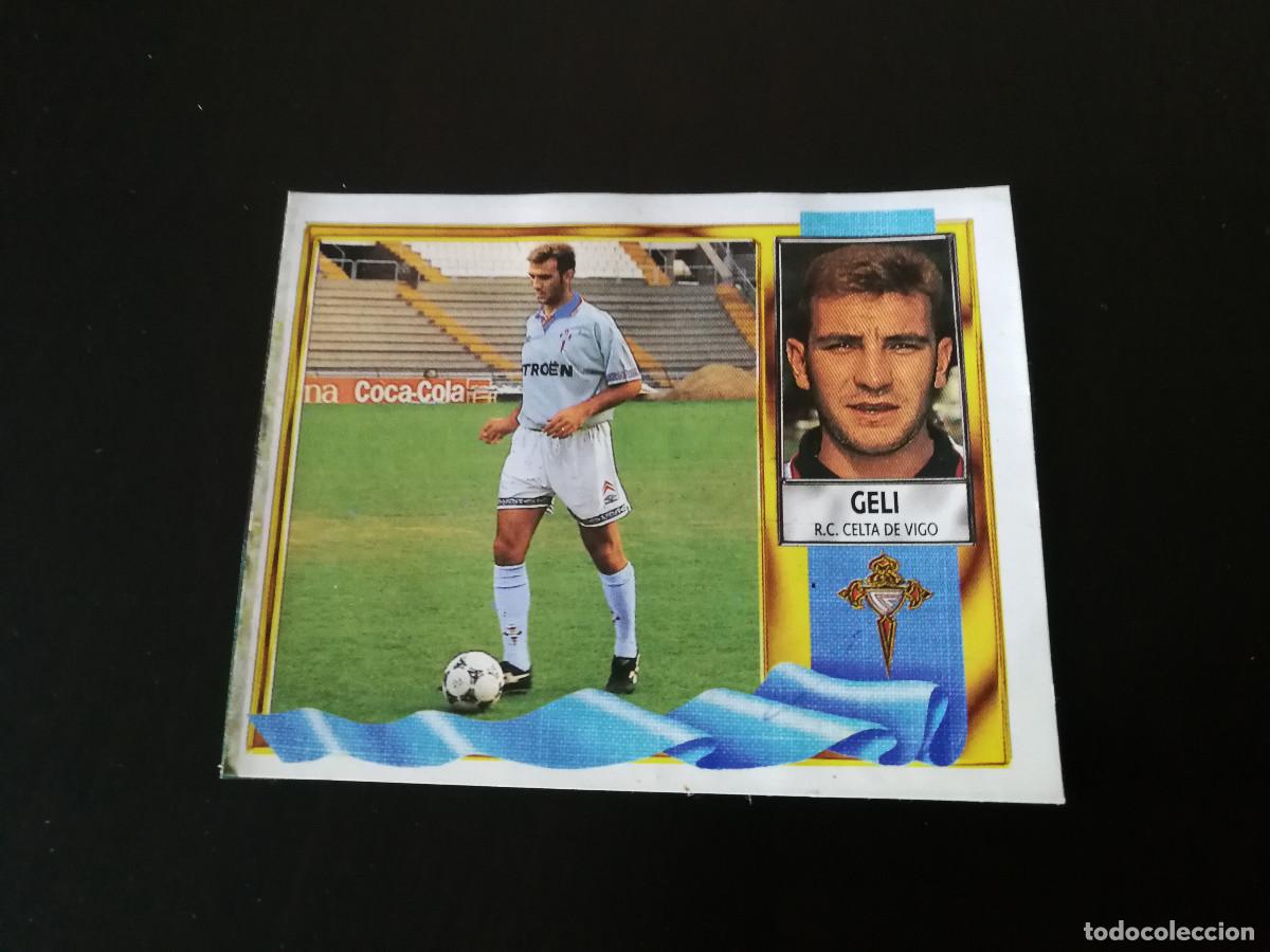 Fu&szlig;ball-Sticker: Geli Coloca Celta d Vigo editorial Este 95/96 despegado