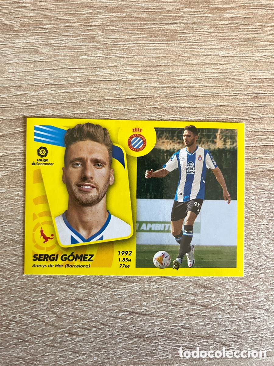 Cromos de f&uacute;tbol: 24 SERGI G&Oacute;MEZ &Uacute;LTIMOS FICHAJES LIGA ESTE EDICIONES ESTE 2021 2022 21 22 ESPA&Ntilde;OL ESPANYOL